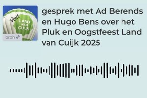 Podcast over het Pluk & Oogstfeest 2025