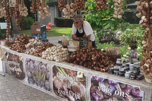 Knoflook enzo op het Pluk & Oogstfeest